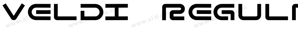Veldi  Regular字体转换